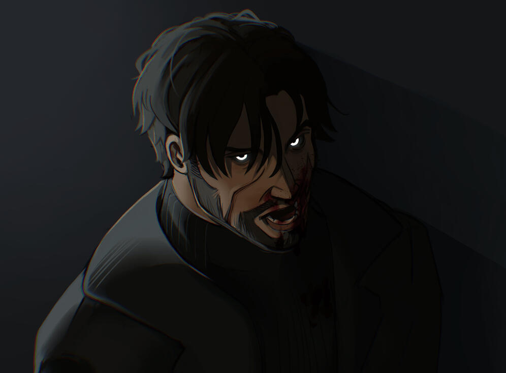 personal character headshot full render
